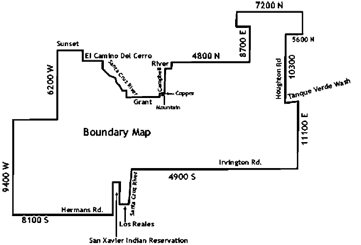 Tucson Unified School District Map